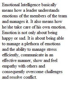 Critical Review Emotional Intelligence Assignment